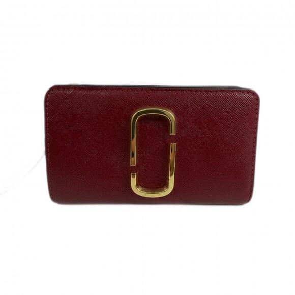 Marc Jacobs Wine Saffiano leather Wallet - Picture 1 of 8